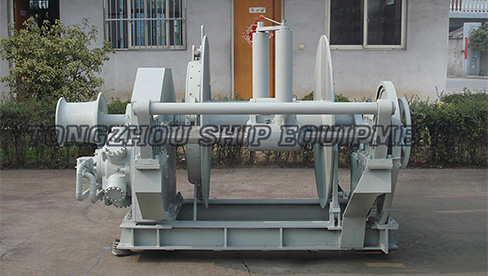 Glan -hauler, winch líne a tharraingt